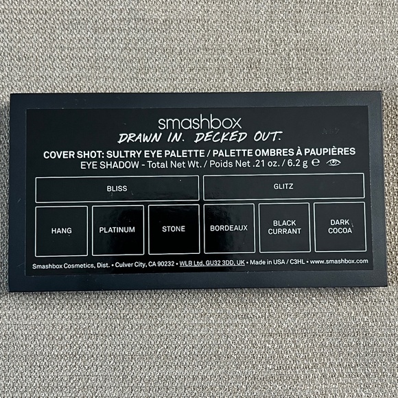 SMASHBOX Cover Shot Sultry Eyeshadow Palette - Limited Edition NEW! - Picture 5 of 5